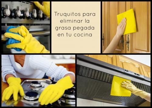 nada más desagradable que ver las grasas de los alimentos y otras sustancias impregnadas en los electrodomésticos y muchas otras áreas de la cocina.